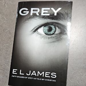 Vintage Grey Book Cover with Black and White Design